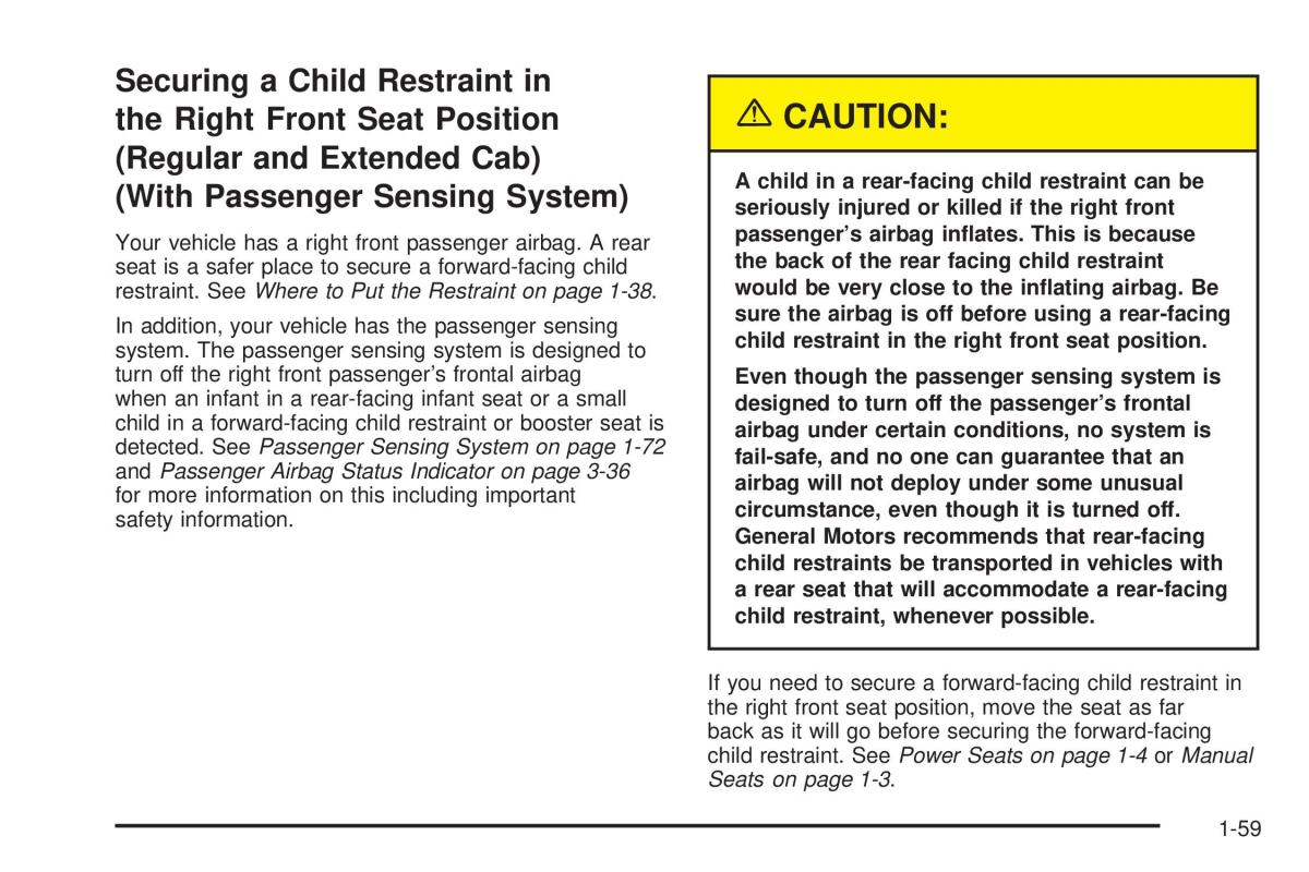 Chevrolet Silverado I 1 owners manuals / page 65