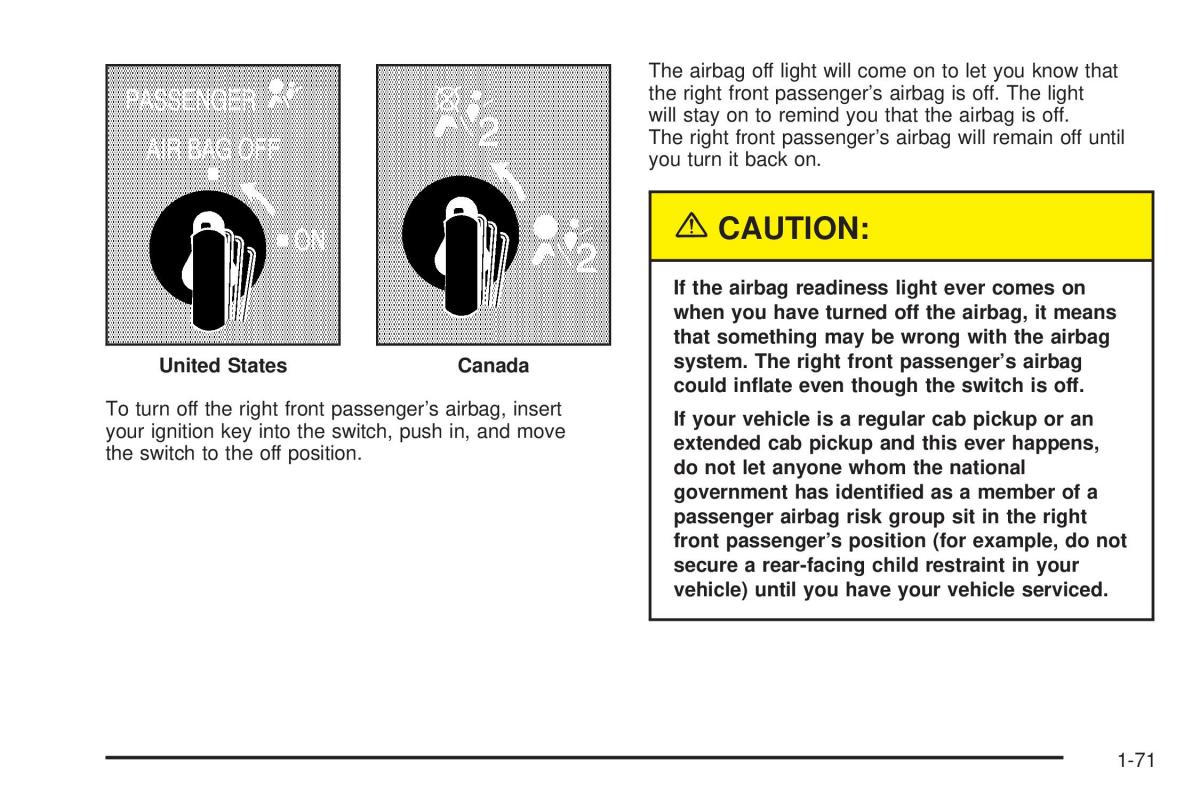 Chevrolet Silverado I 1 owners manuals / page 77