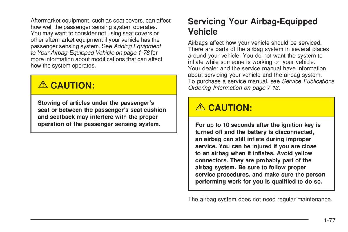 Chevrolet Silverado I 1 owners manuals / page 83