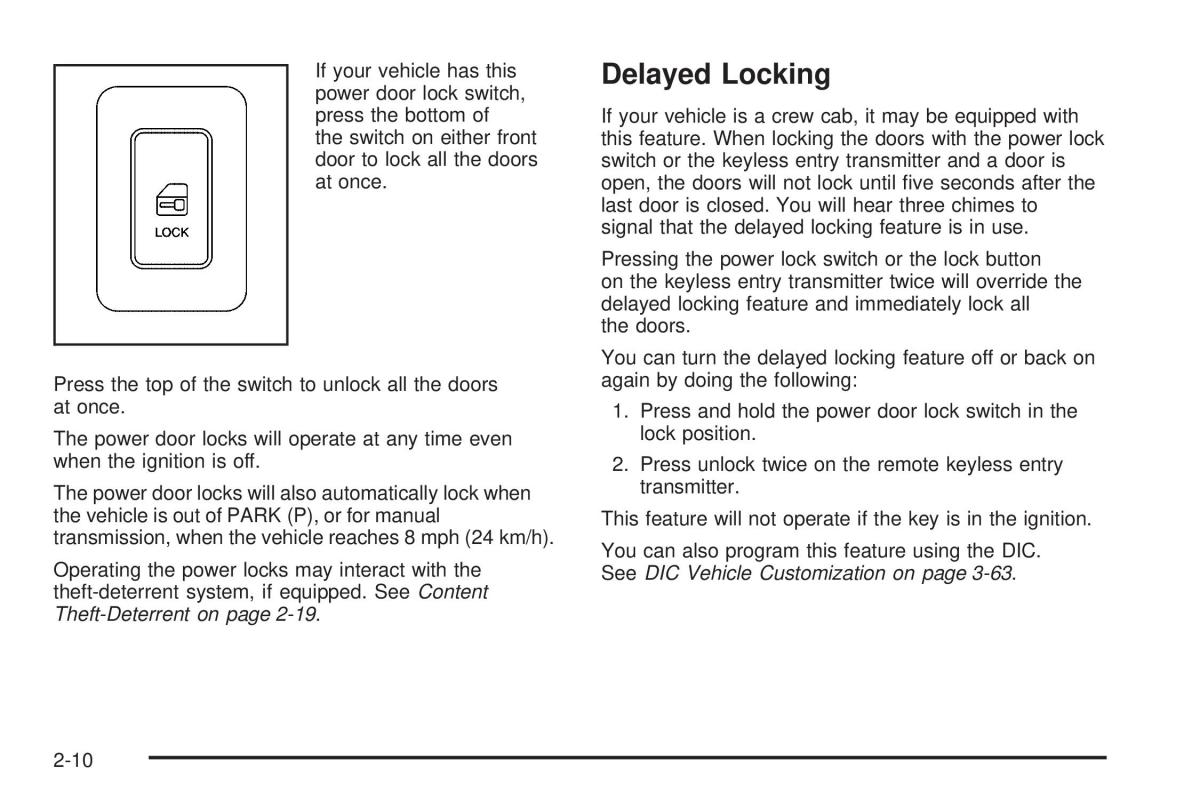 Chevrolet Silverado I 1 owners manuals / page 96