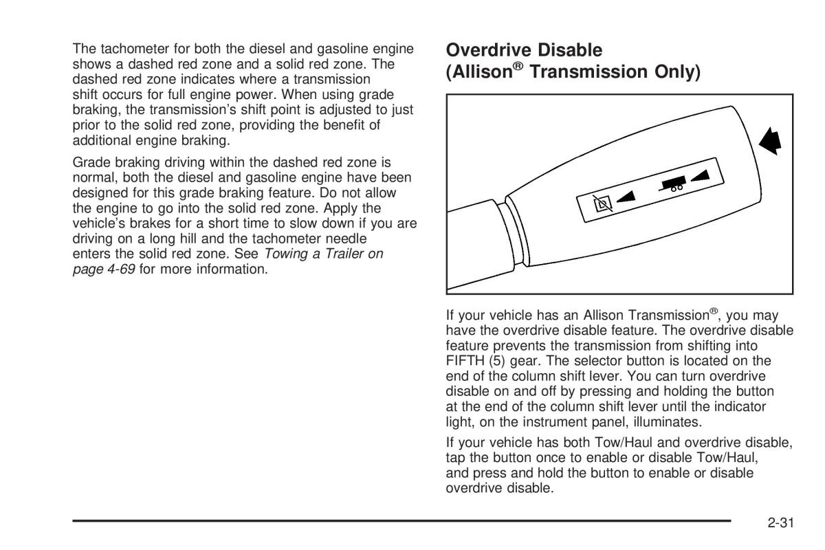 Chevrolet Silverado I 1 owners manuals / page 117