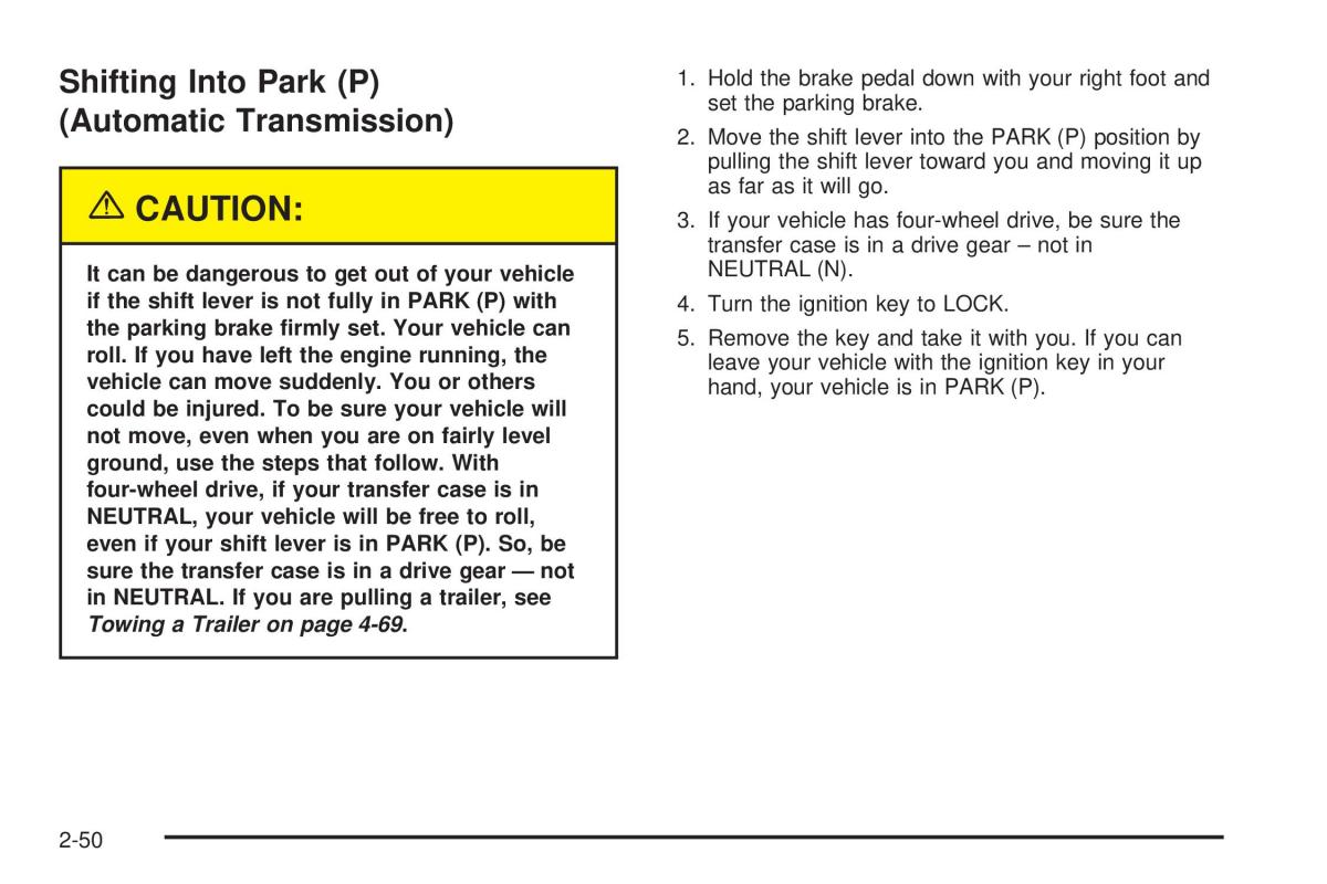 Chevrolet Silverado I 1 owners manuals / page 136