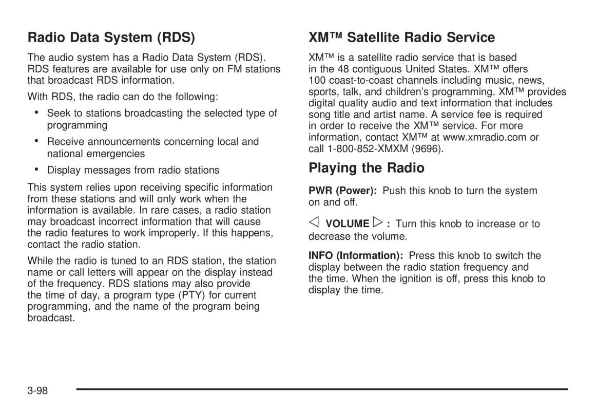 Chevrolet Silverado I 1 owners manuals / page 262