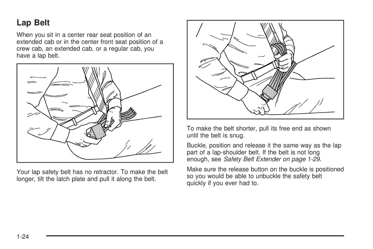 Chevrolet Silverado I 1 owners manuals / page 30