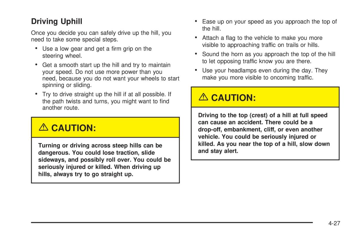 Chevrolet Silverado I 1 owners manuals / page 317