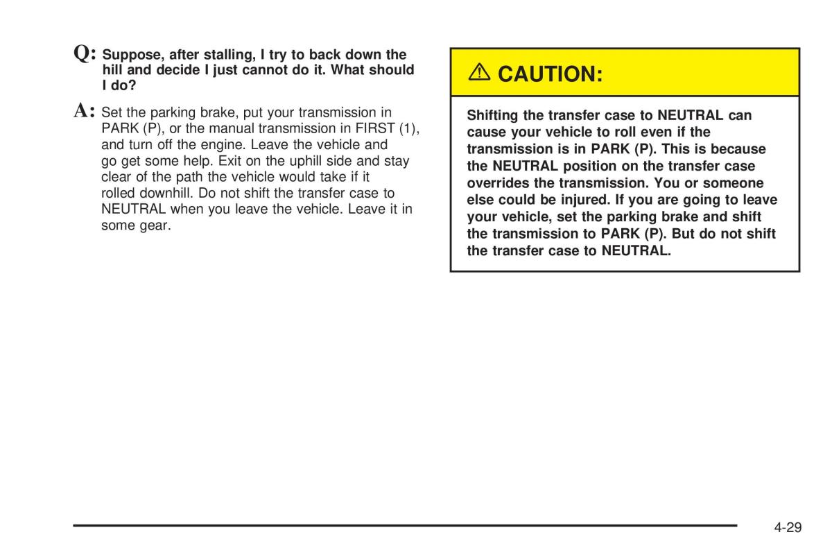 Chevrolet Silverado I 1 owners manuals / page 319