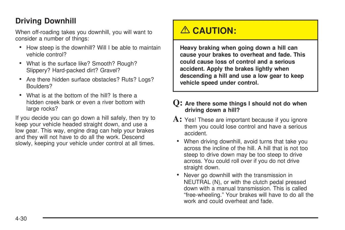 Chevrolet Silverado I 1 owners manuals / page 320