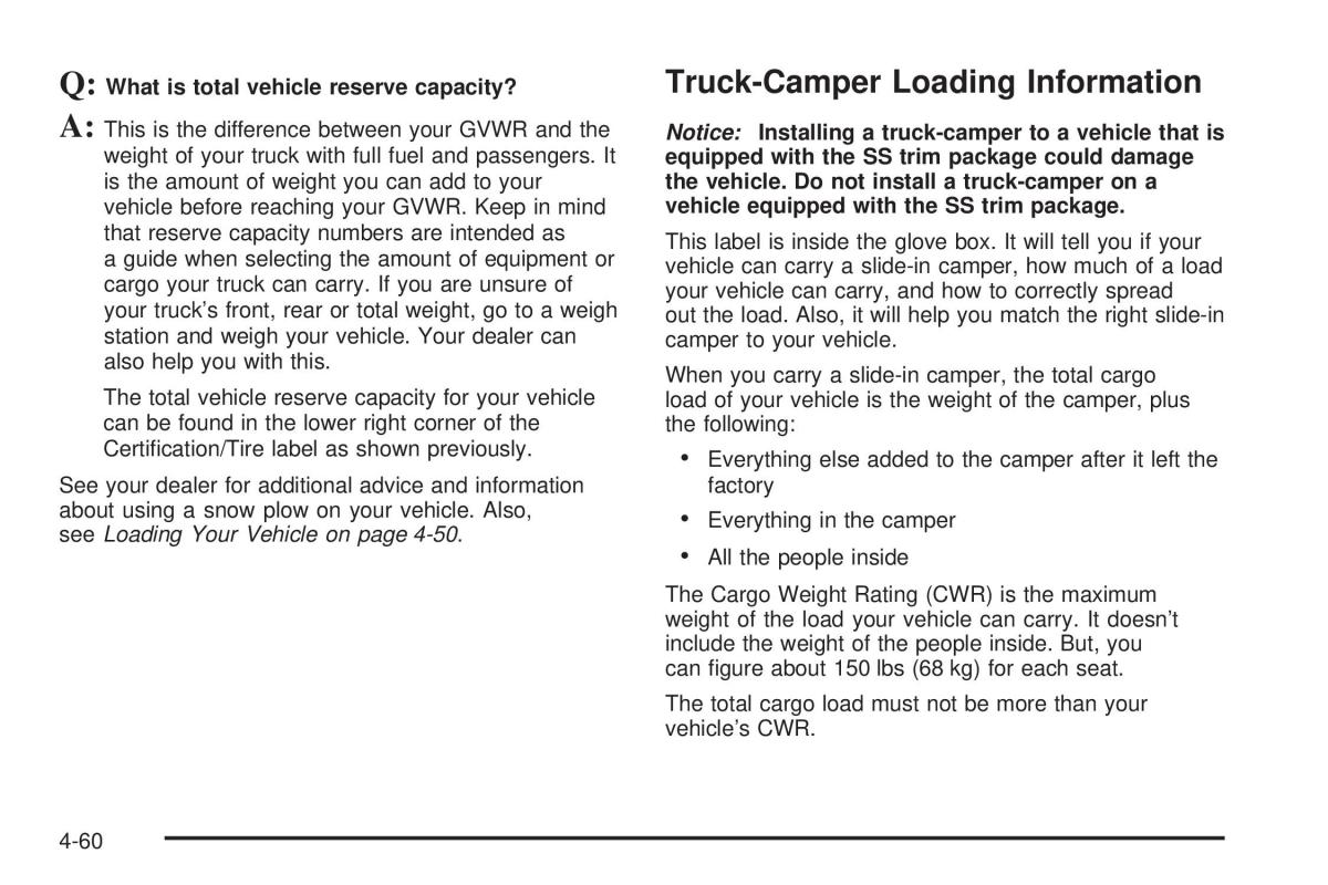 Chevrolet Silverado I 1 owners manuals / page 350