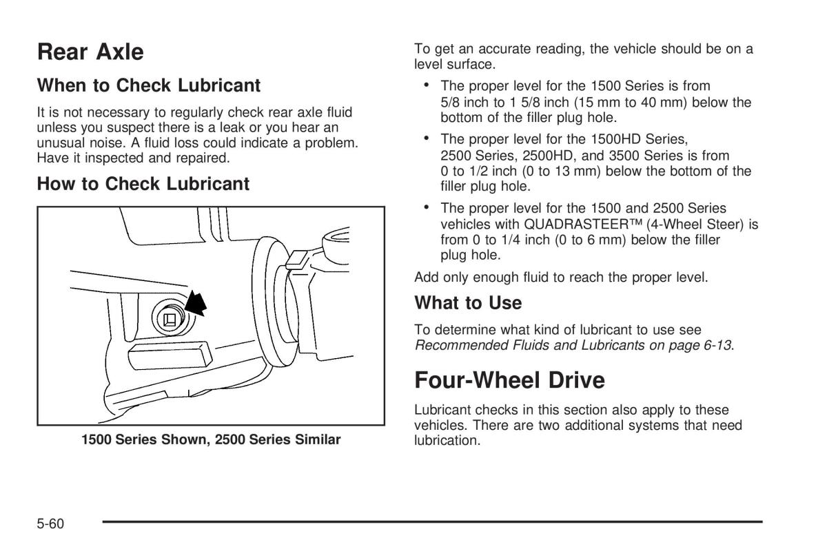 Chevrolet Silverado I 1 owners manuals / page 452