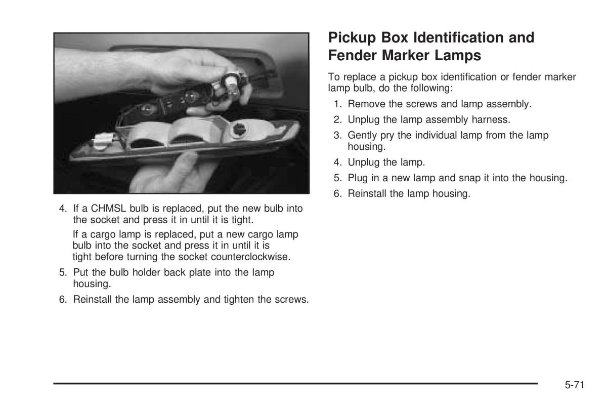 Chevrolet Silverado I 1 owners manuals / page 463