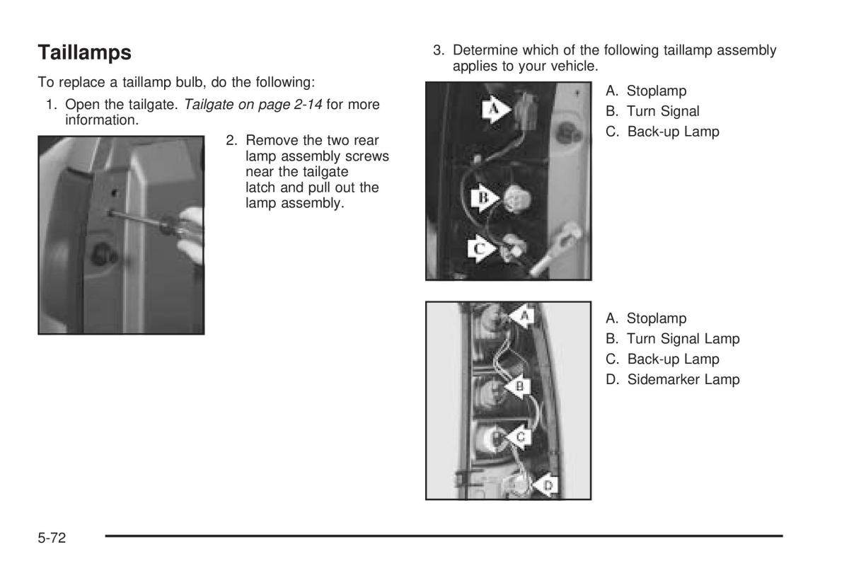 Chevrolet Silverado I 1 owners manuals / page 464