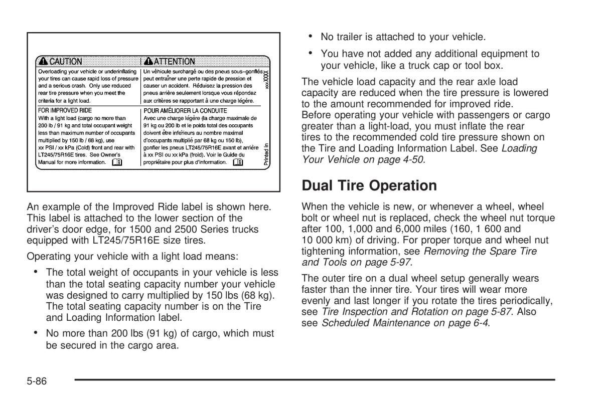 Chevrolet Silverado I 1 owners manuals / page 478