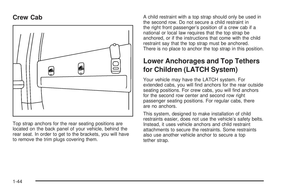 Chevrolet Silverado I 1 owners manuals / page 50