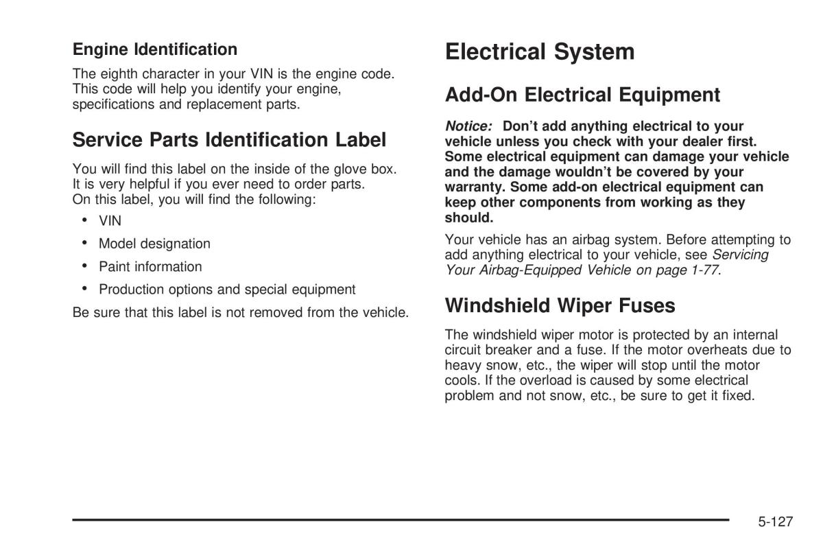 Chevrolet Silverado I 1 owners manuals / page 519