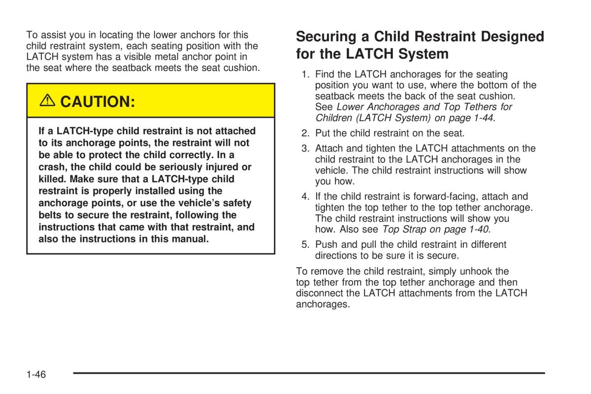 Chevrolet Silverado I 1 owners manuals / page 52