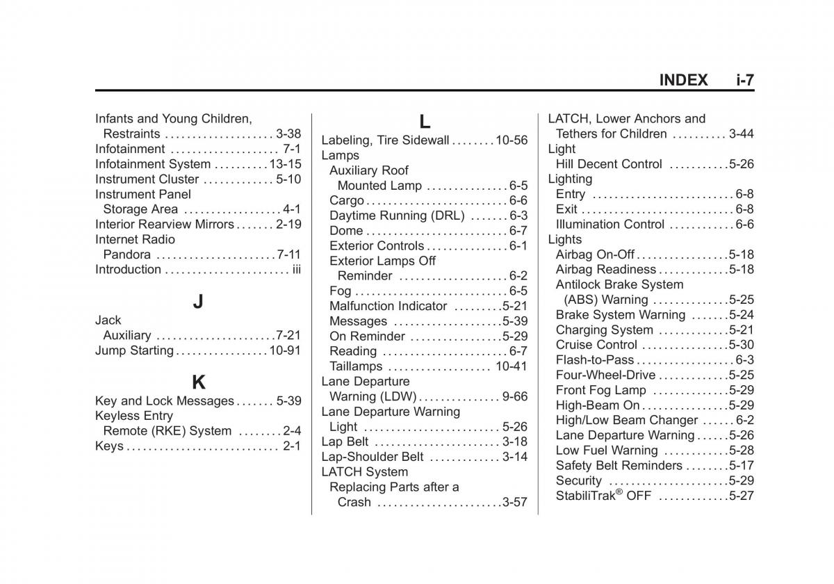 Chevrolet Silverado III 3 owners manual / page 544