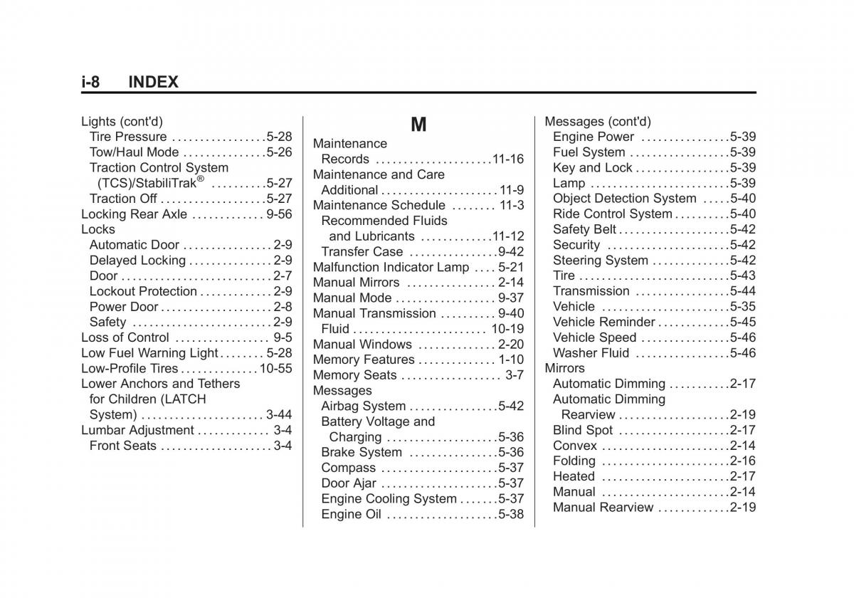 Chevrolet Silverado III 3 owners manual / page 545