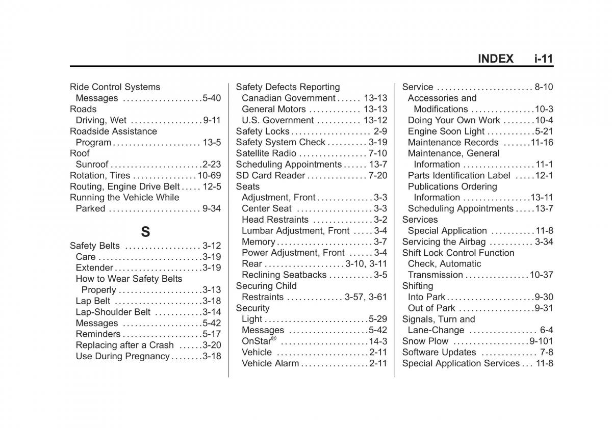 Chevrolet Silverado III 3 owners manual / page 548