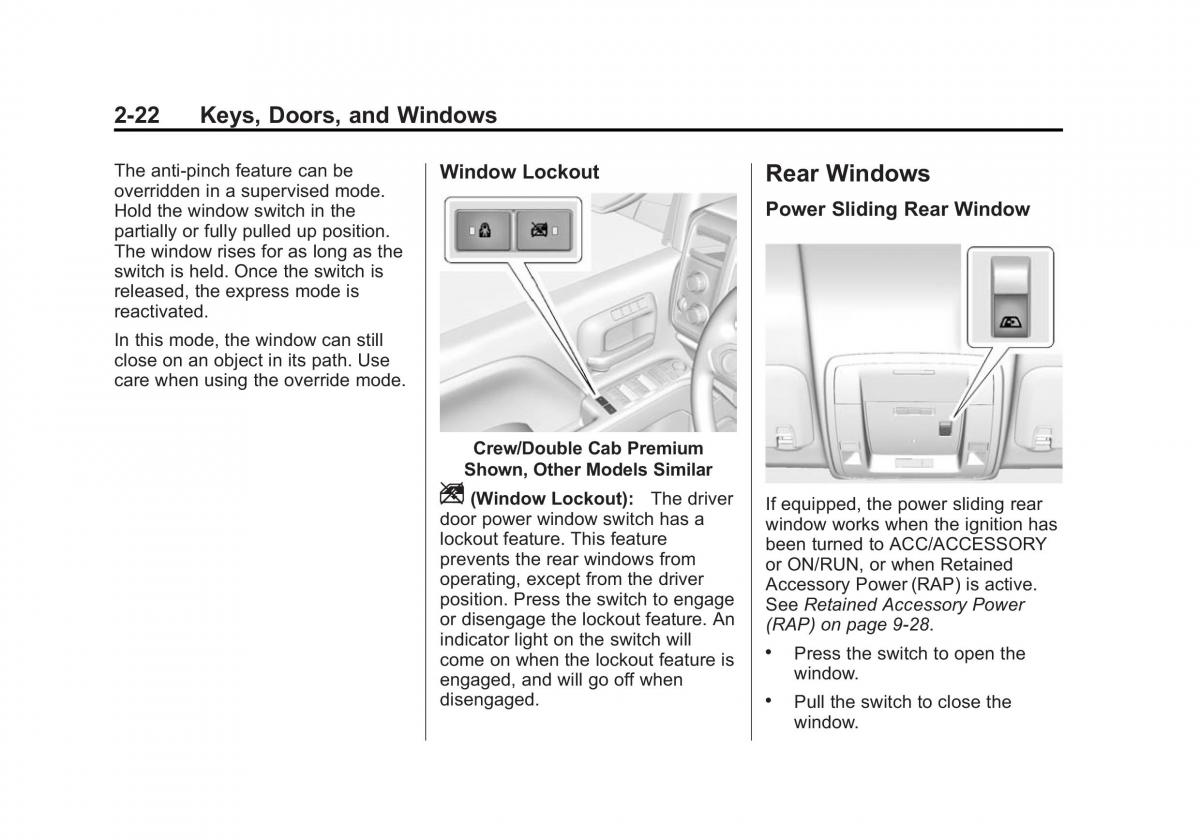 Chevrolet Silverado III 3 owners manual / page 61