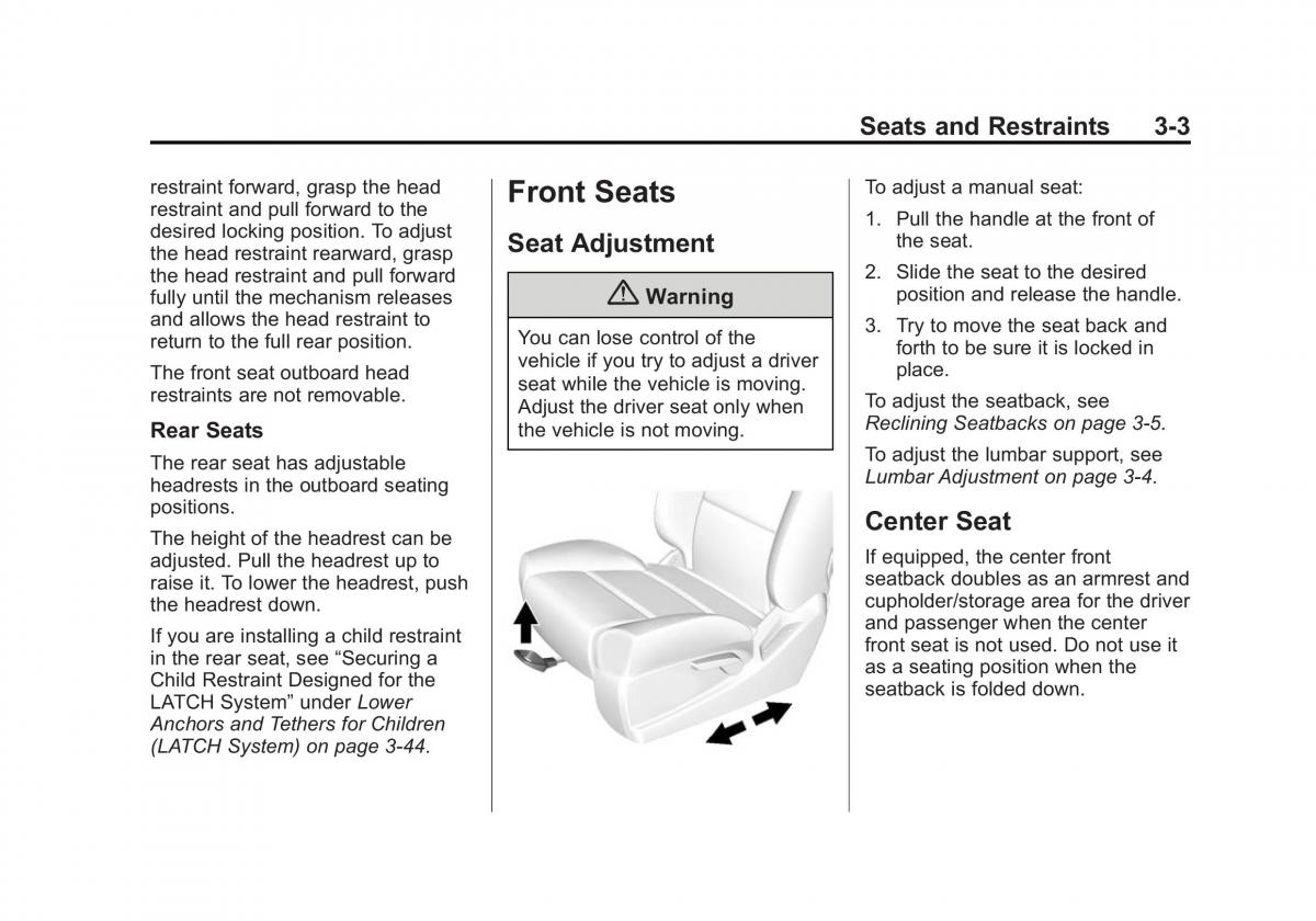 Chevrolet Silverado III 3 owners manual / page 66