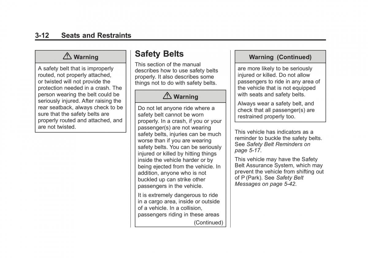 Chevrolet Silverado III 3 owners manual / page 75