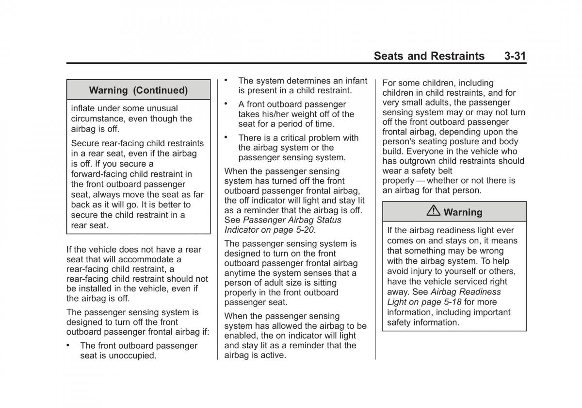 Chevrolet Silverado III 3 owners manual / page 94