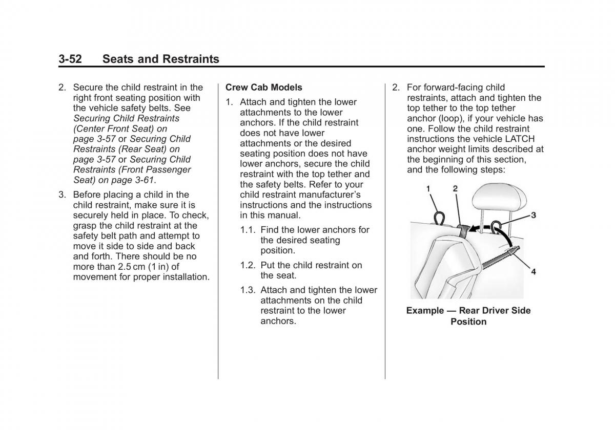 Chevrolet Silverado III 3 owners manual / page 115