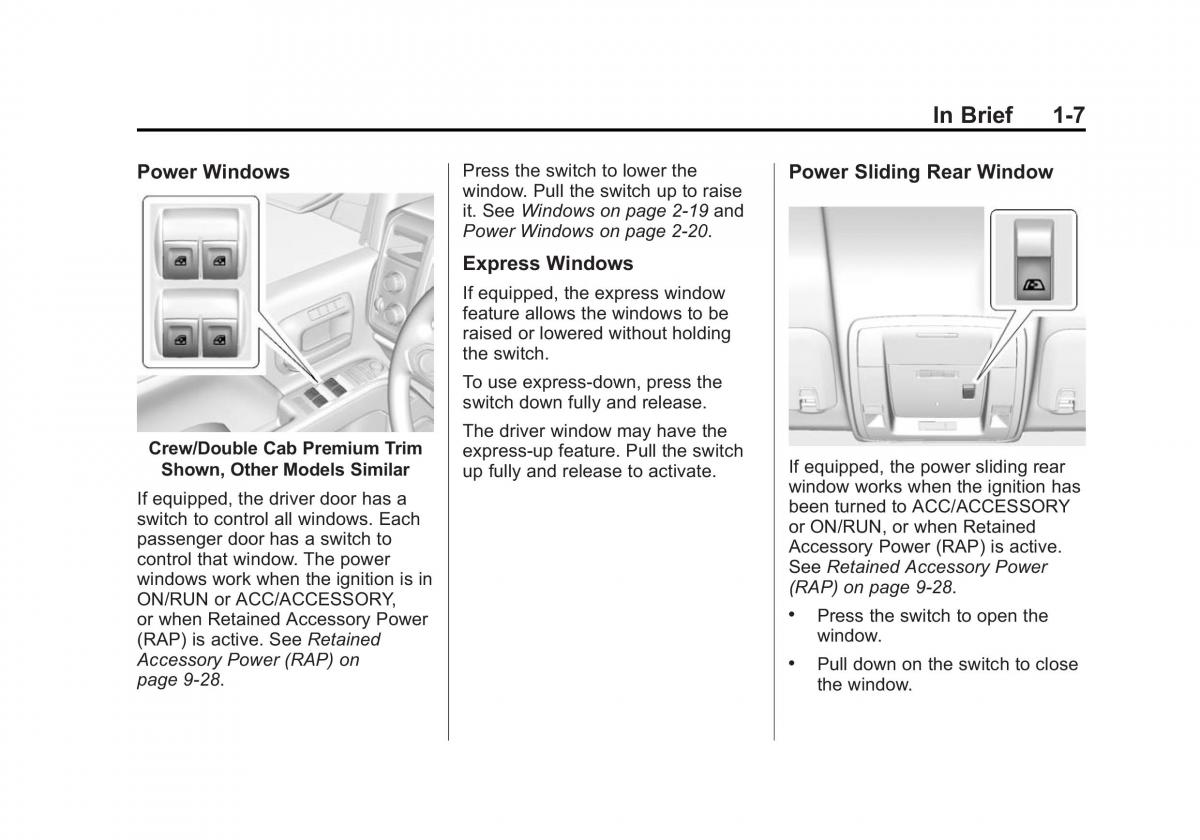 Chevrolet Silverado III 3 owners manual / page 14