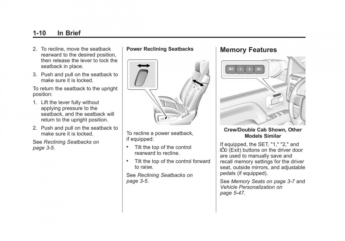 Chevrolet Silverado III 3 owners manual / page 17