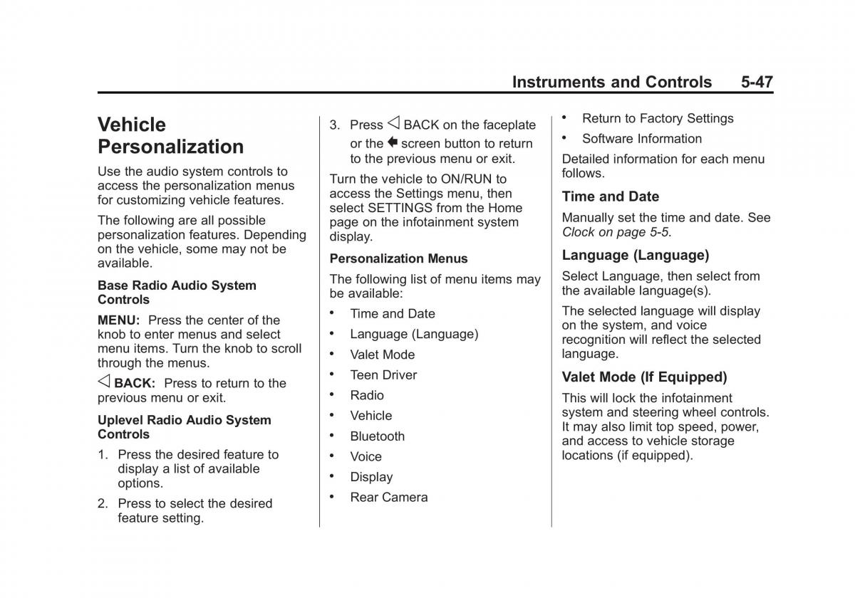 Chevrolet Silverado III 3 owners manual / page 186