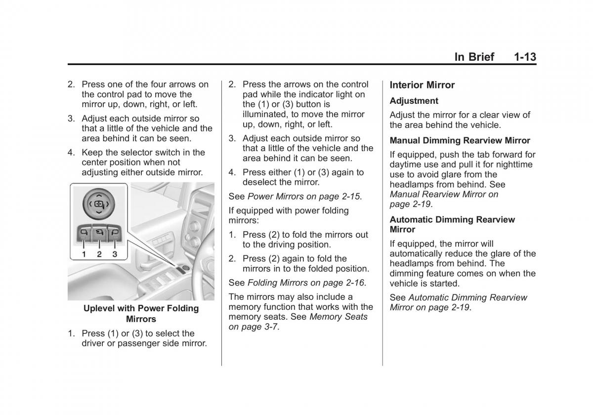 Chevrolet Silverado III 3 owners manual / page 20