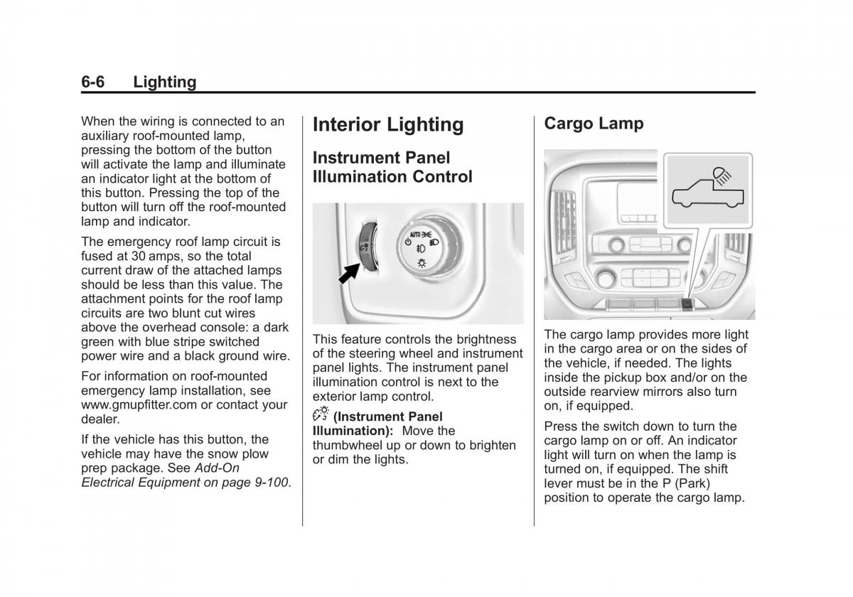 Chevrolet Silverado III 3 owners manual / page 203