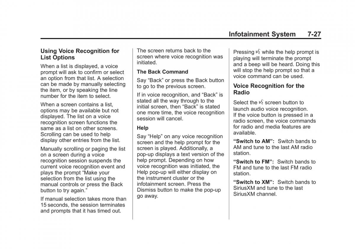 Chevrolet Silverado III 3 owners manual / page 234