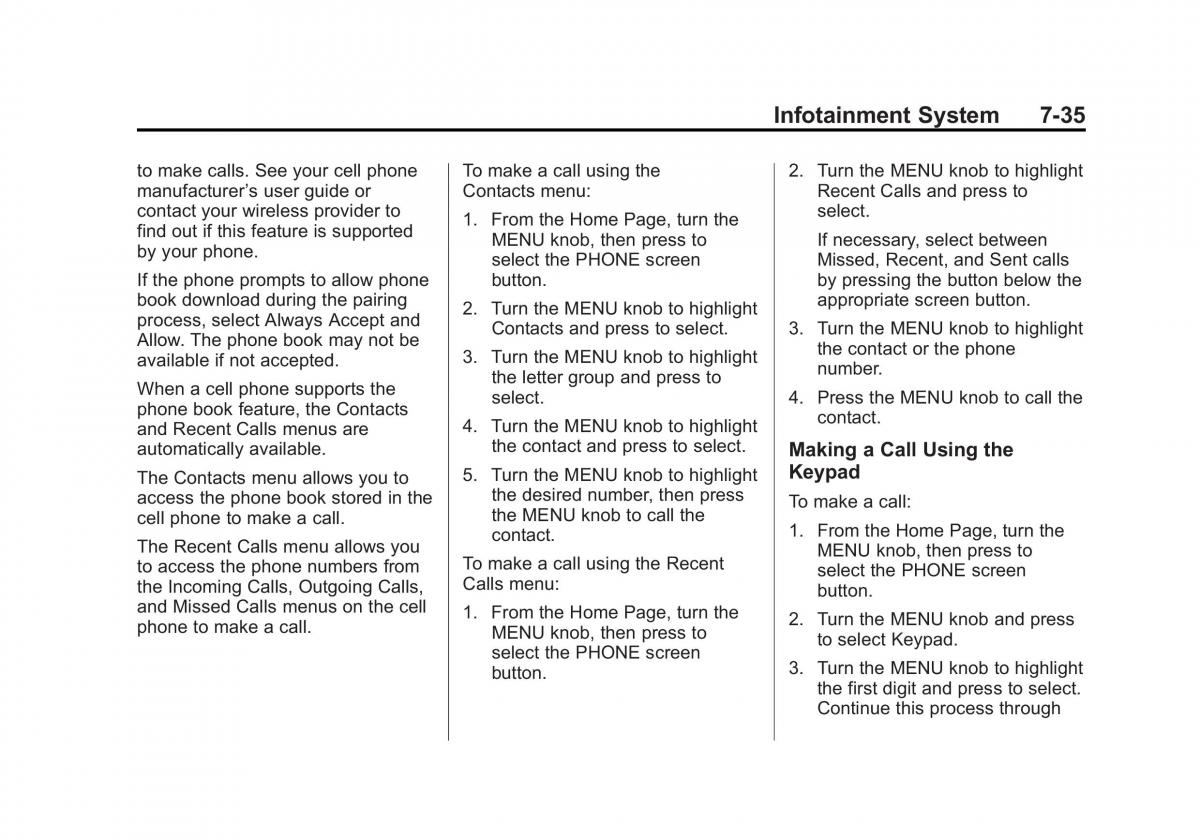 Chevrolet Silverado III 3 owners manual / page 242