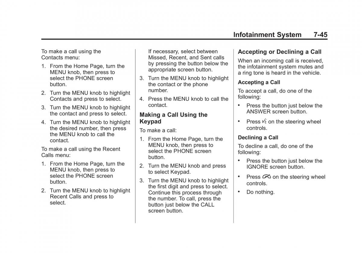 Chevrolet Silverado III 3 owners manual / page 252