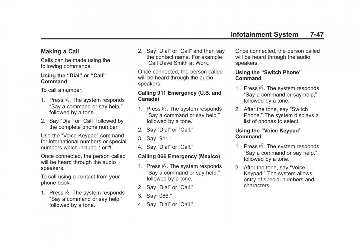 Chevrolet Silverado III 3 owners manual / page 254