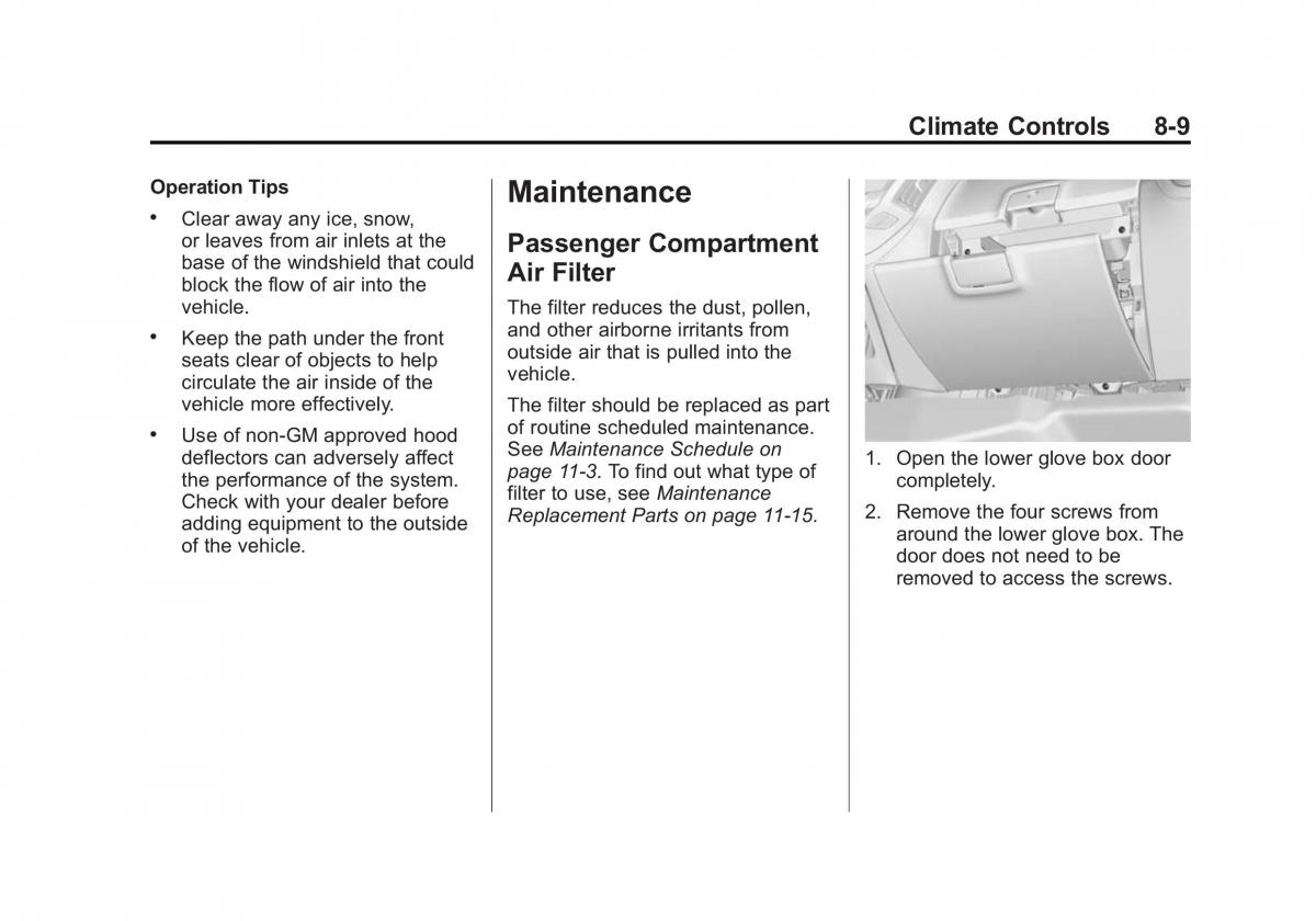 Chevrolet Silverado III 3 owners manual / page 272