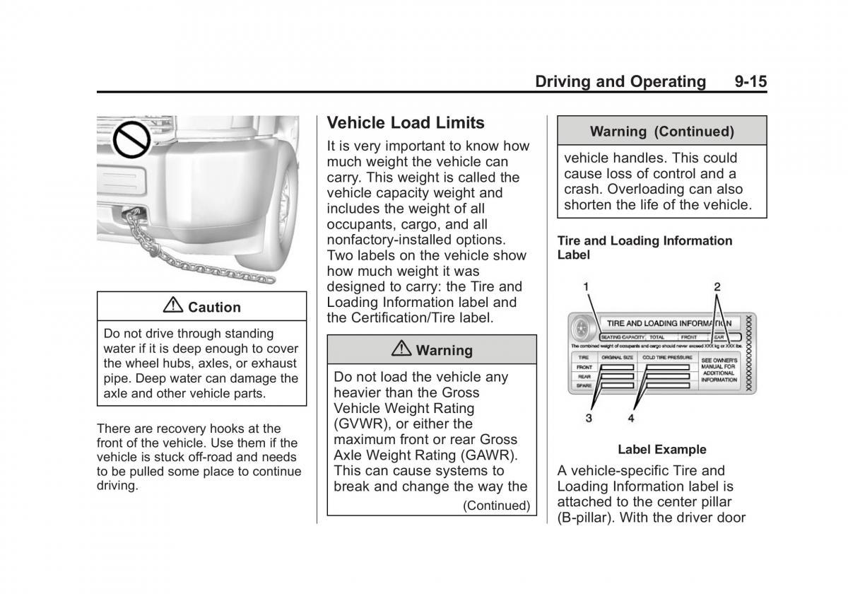 Chevrolet Silverado III 3 owners manual / page 288