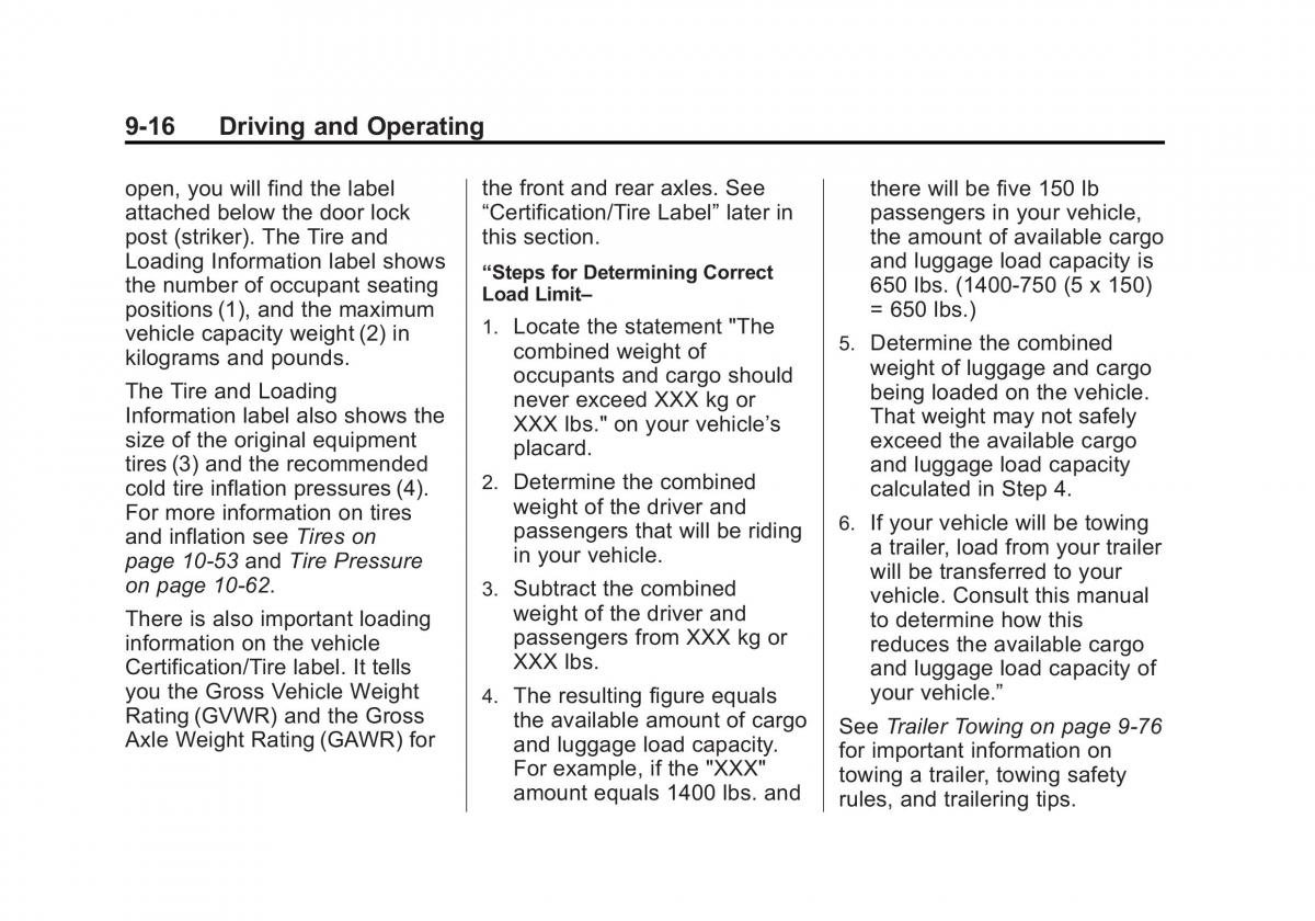 Chevrolet Silverado III 3 owners manual / page 289