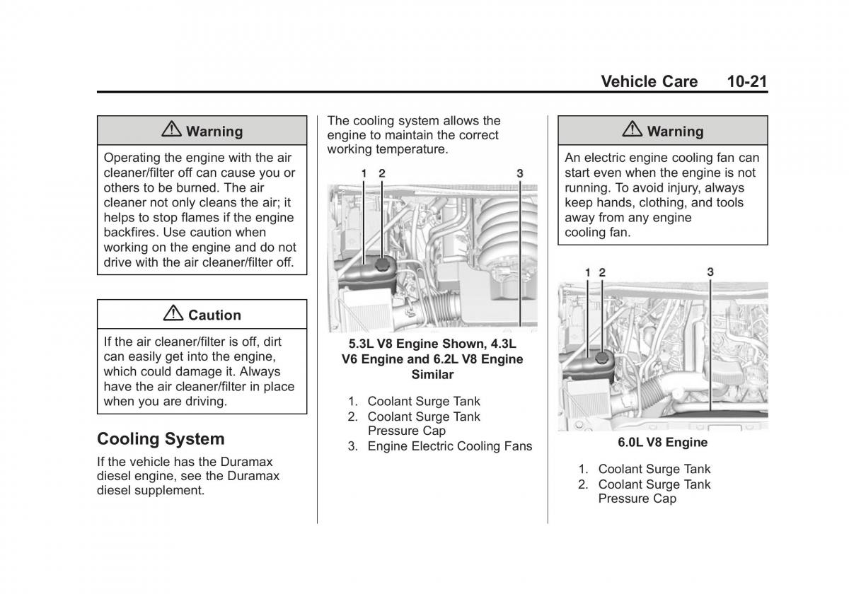 Chevrolet Silverado III 3 owners manual / page 398