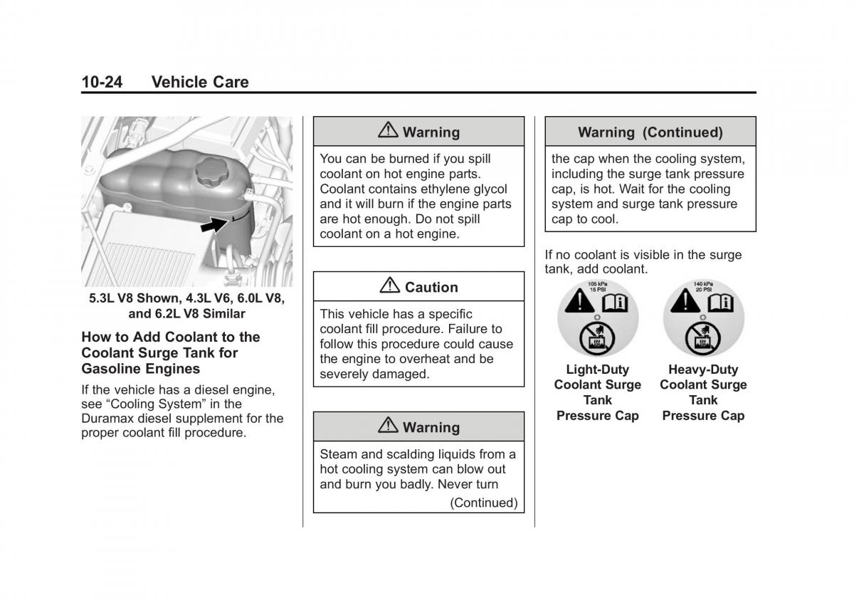 Chevrolet Silverado III 3 owners manual / page 401