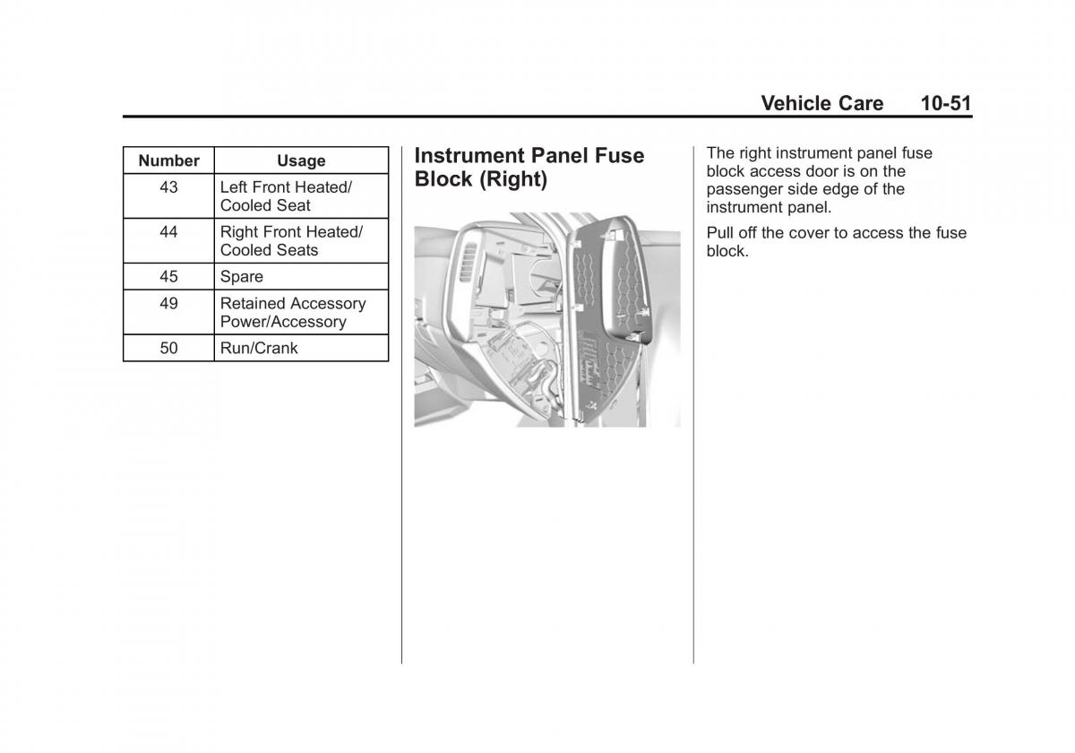 Chevrolet Silverado III 3 owners manual / page 428