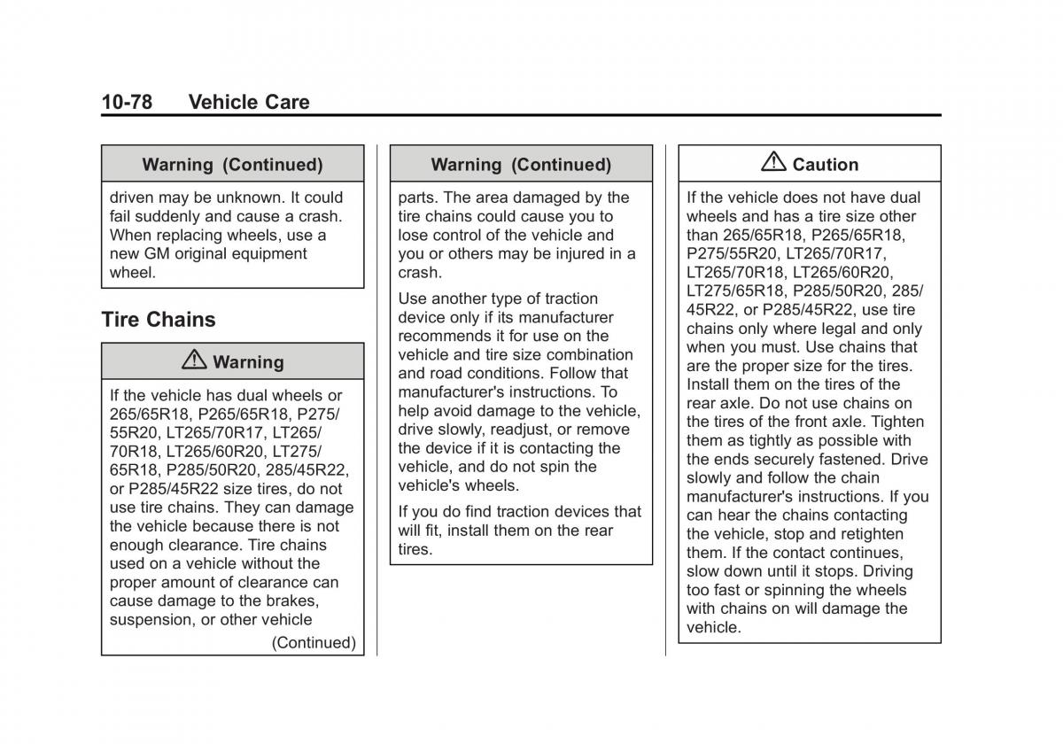 Chevrolet Silverado III 3 owners manual / page 455