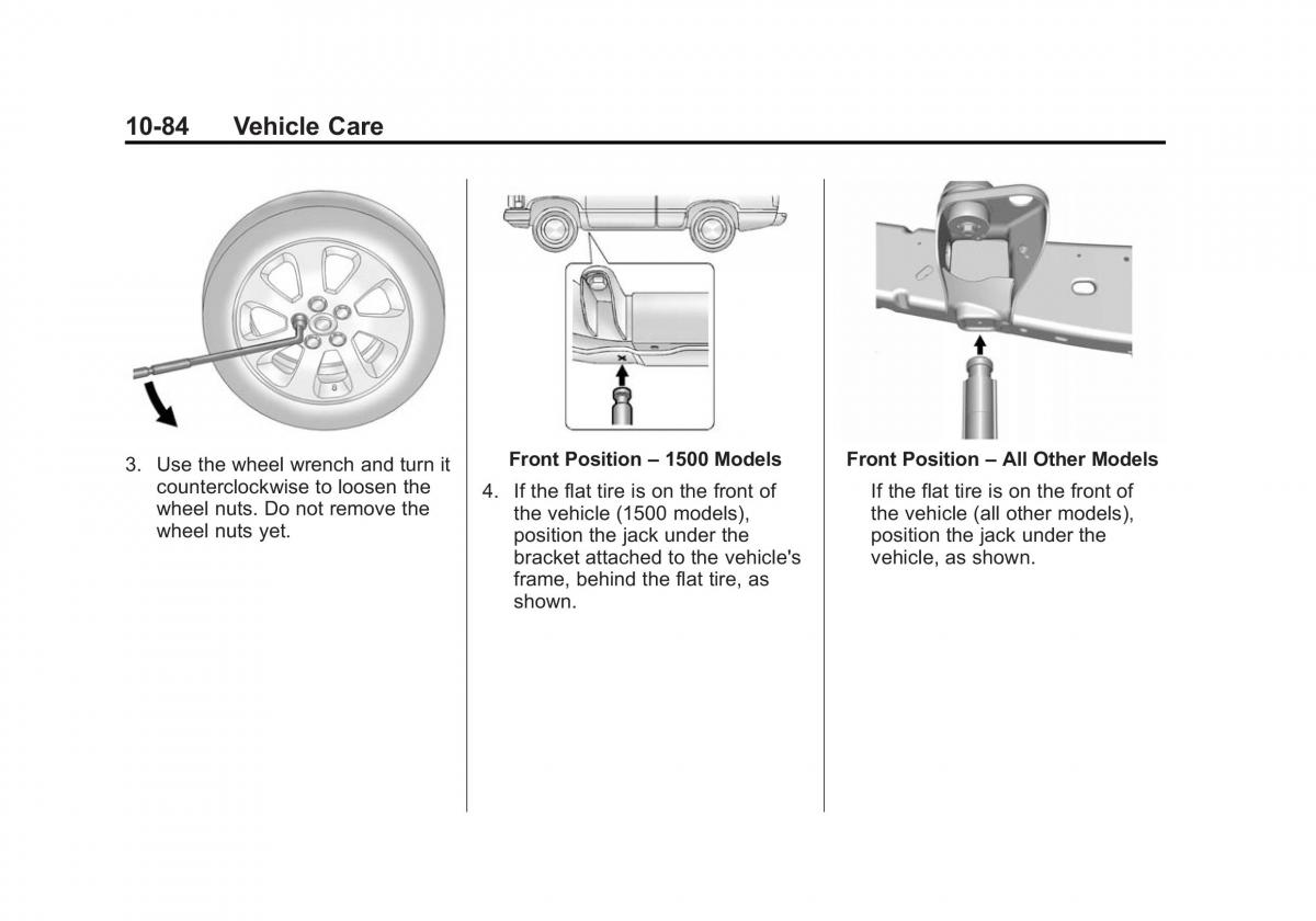 Chevrolet Silverado III 3 owners manual / page 461