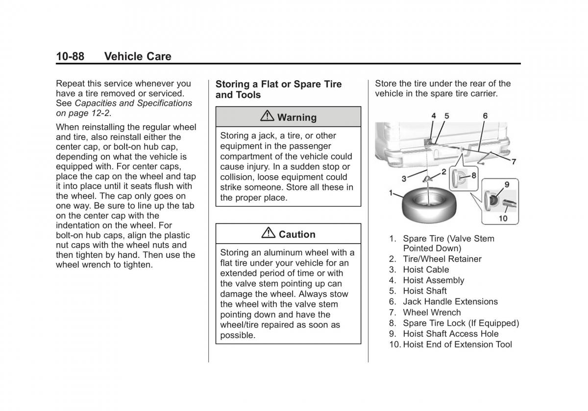 Chevrolet Silverado III 3 owners manual / page 465