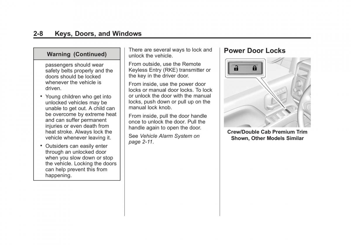 Chevrolet Silverado III 3 owners manual / page 47