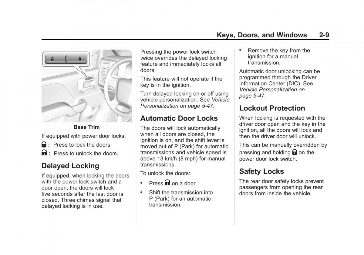 Chevrolet Silverado III 3 owners manual / page 48