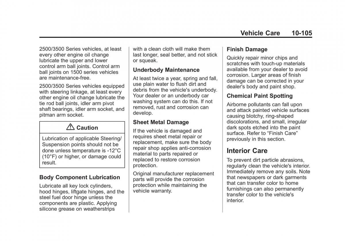 Chevrolet Silverado III 3 owners manual / page 482