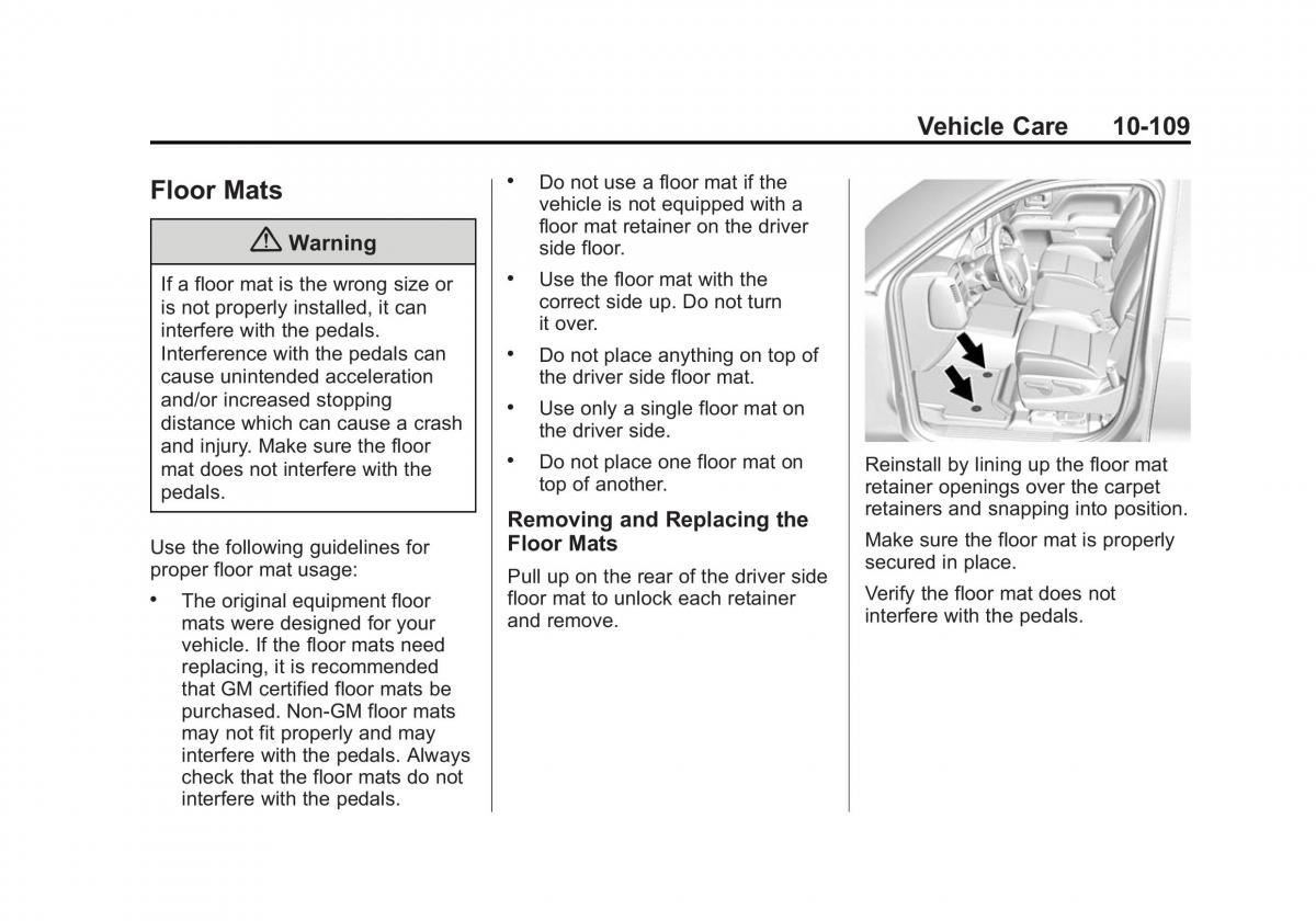 Chevrolet Silverado III 3 owners manual / page 486