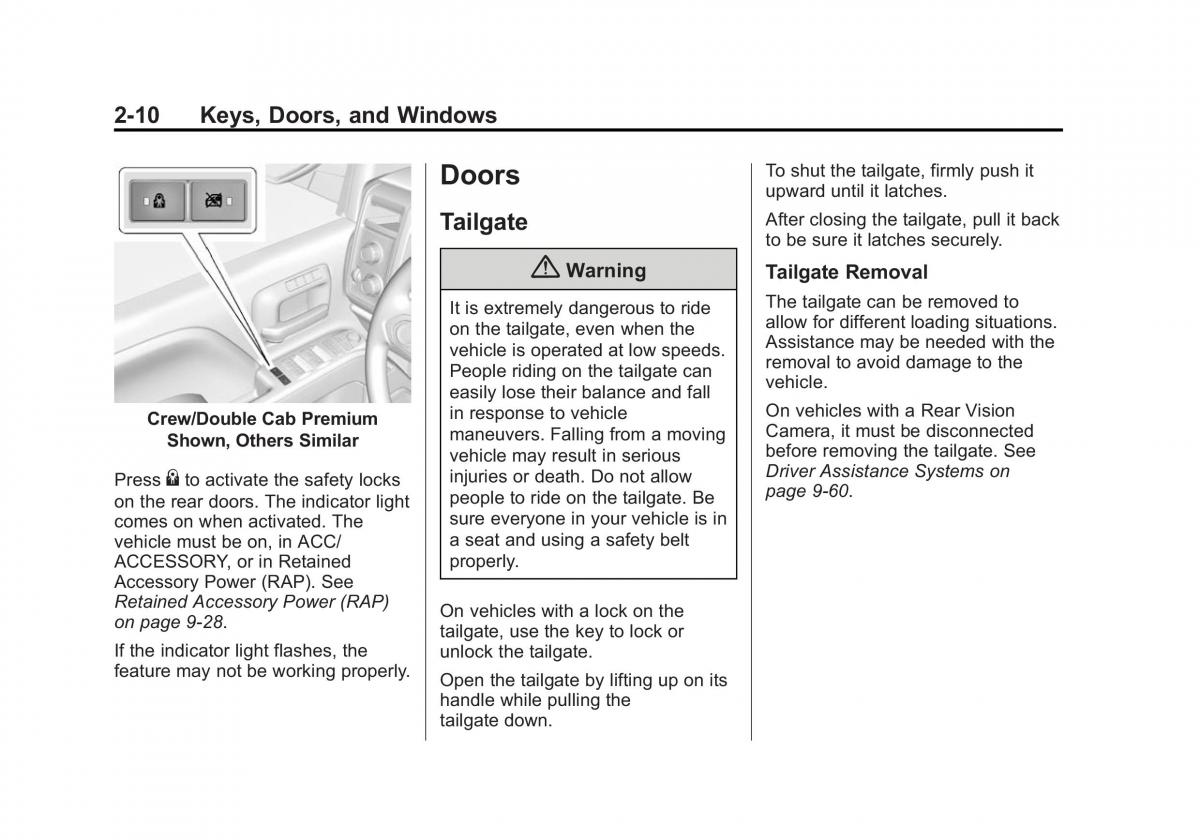 Chevrolet Silverado III 3 owners manual / page 49